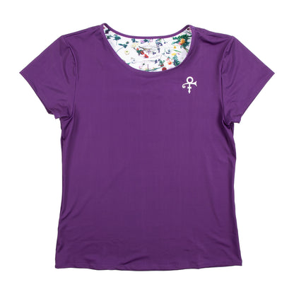 Purple Women's Active Short Sleeve Tee