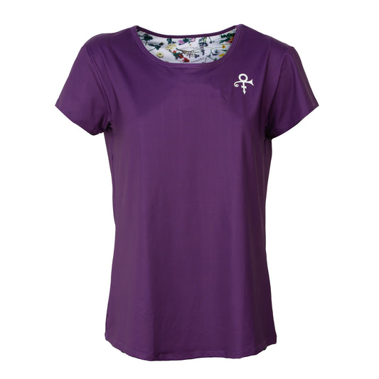 Purple Women's Active Short Sleeve Tee