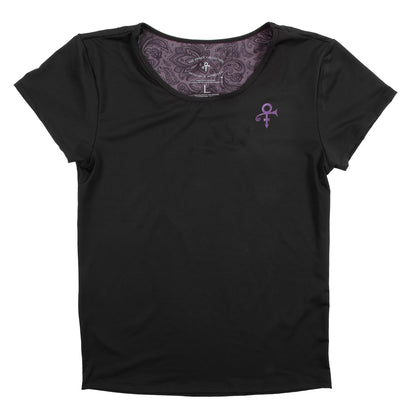 Black Women's Active Short Sleeve Tee