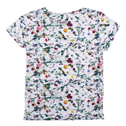 Floral Women's Active Short Sleeve Tee