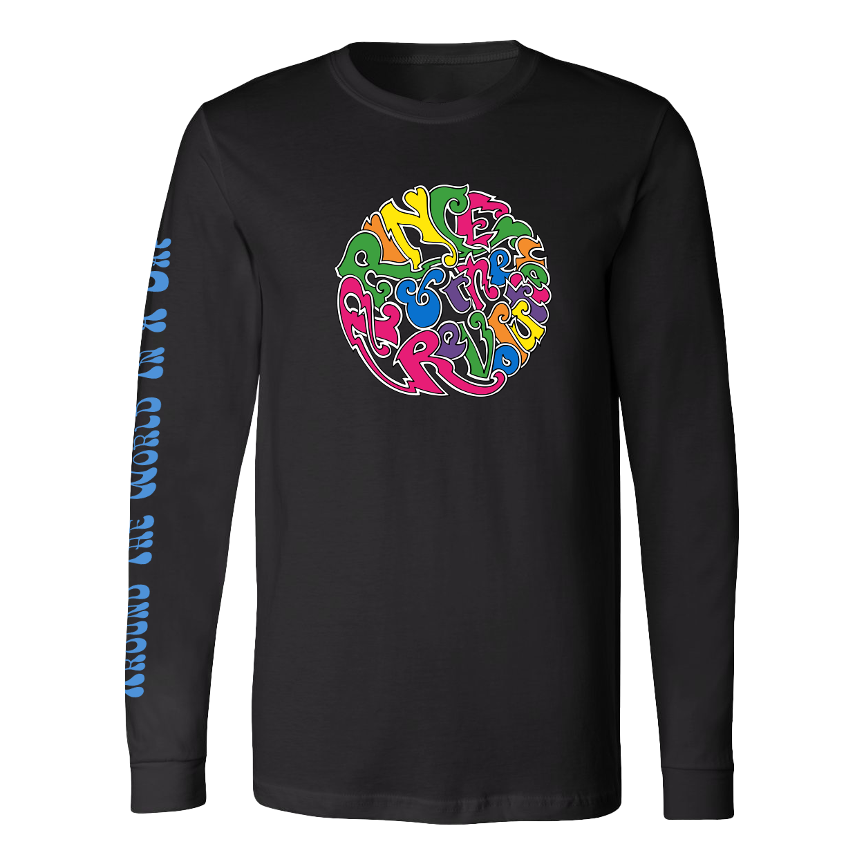 Around The World In A Day Long Sleeve Circle Logo T-Shirt