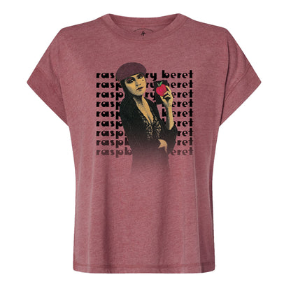 Raspberry Beret Painting Womens Dolman T-Shirt