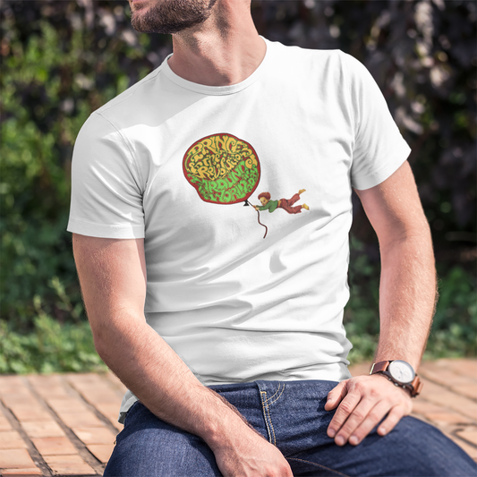 Around The World In A Day Balloon Boy T-Shirt White