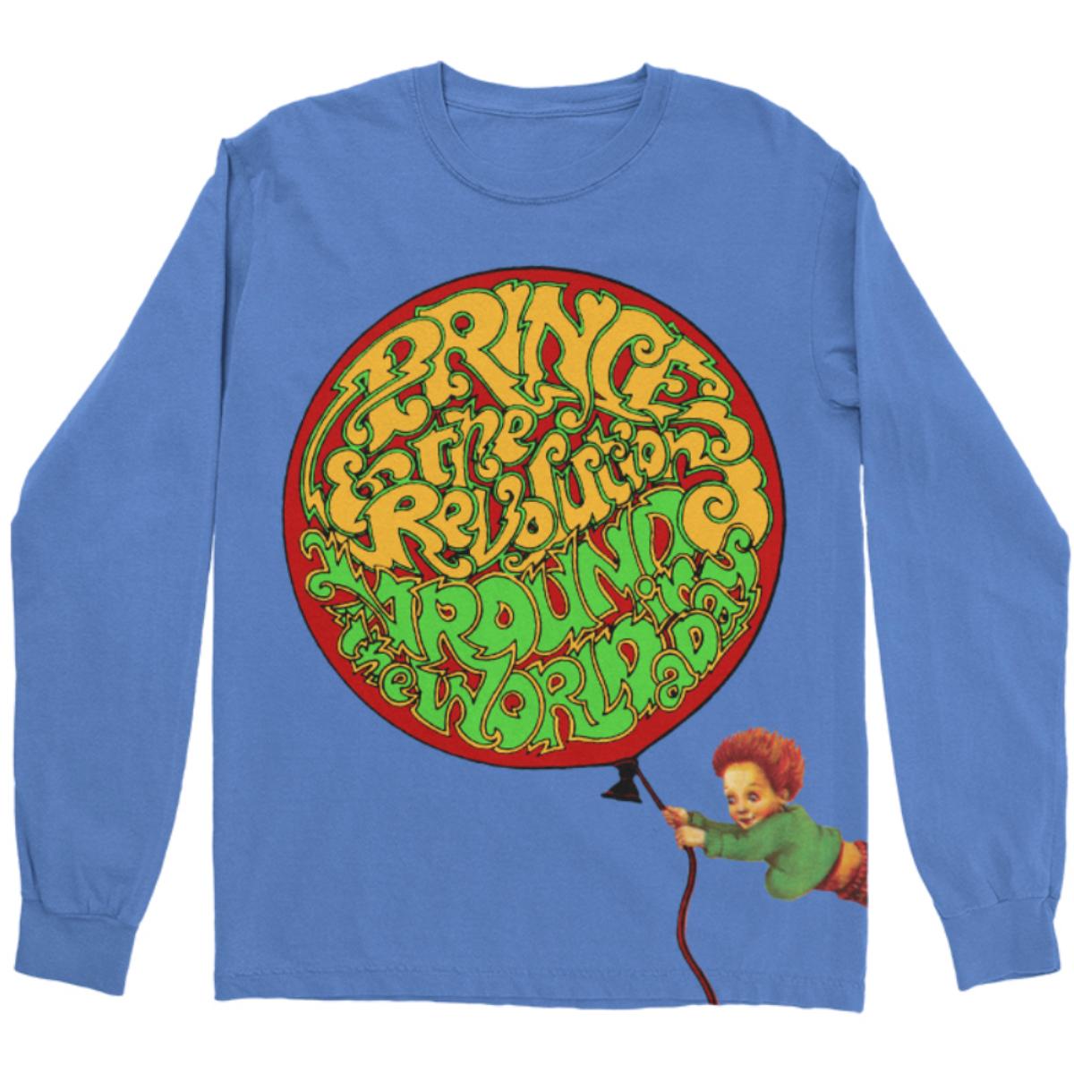 Around The World In A Day Balloon Boy Long Sleeve T-Shirt (Spotify Fans First)