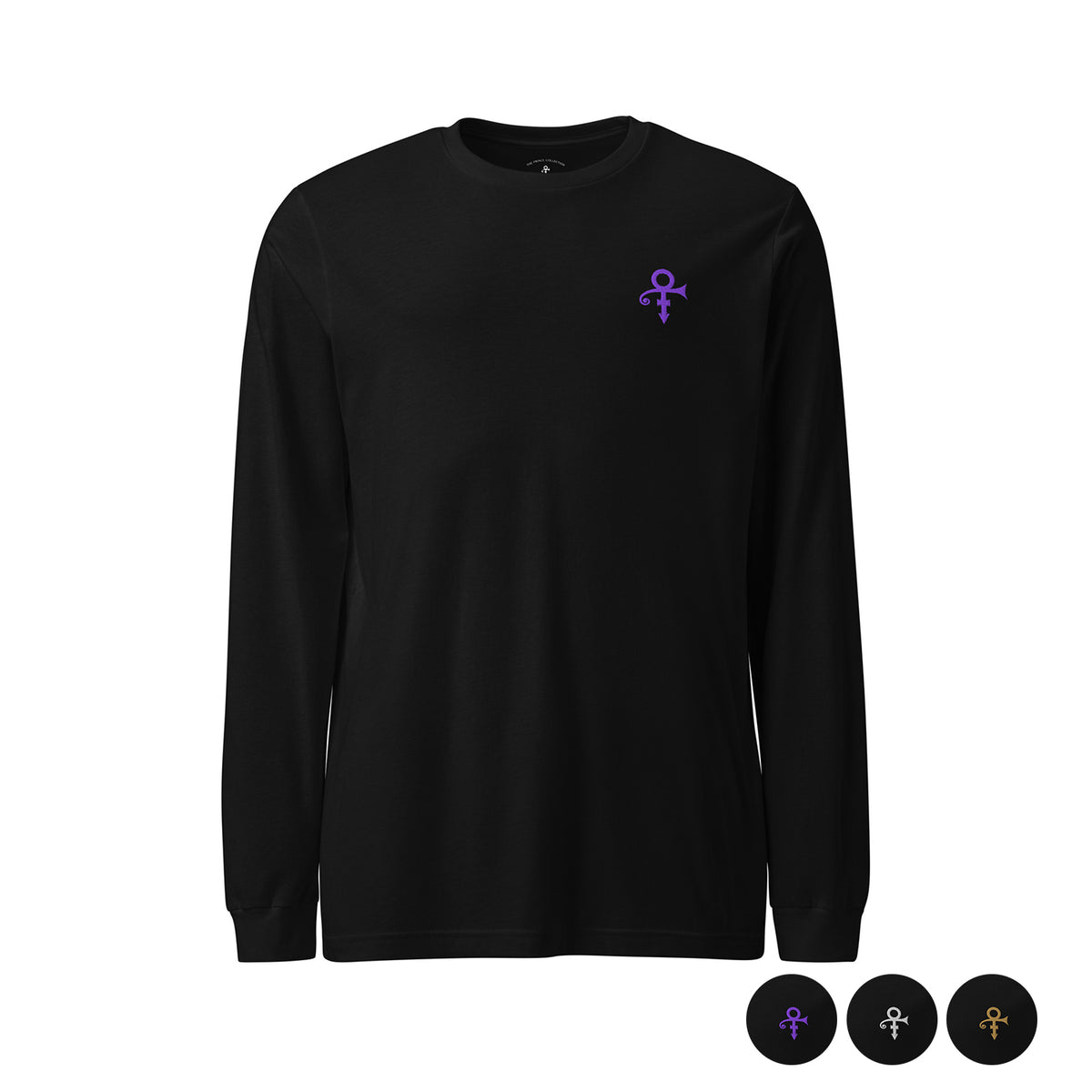Prince Symbol Embroidered Long Sleeve T-Shirts