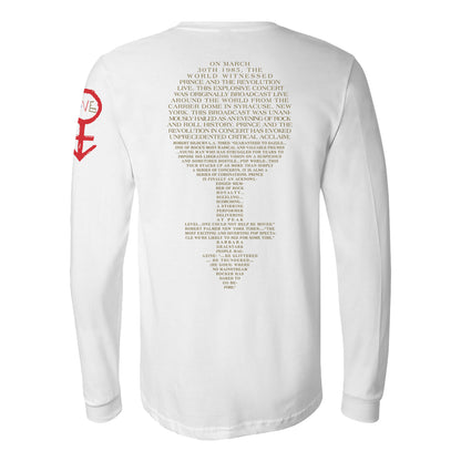 Purple Rain Face Long Sleeve T-Shirt