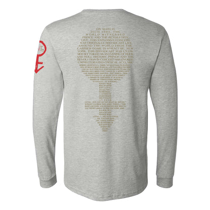 Purple Rain Face Long Sleeve T-Shirt