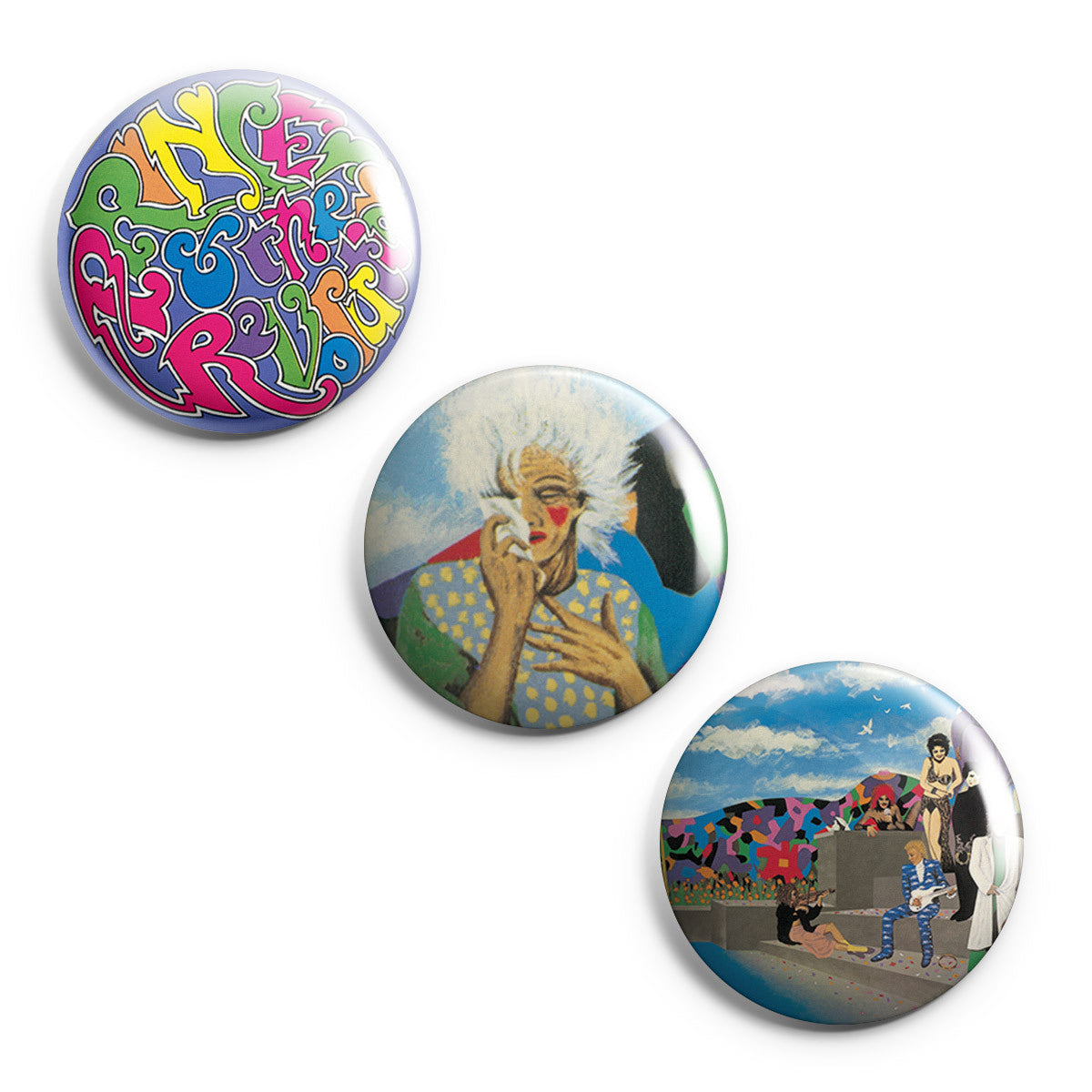 Around the World in a Day Button Set