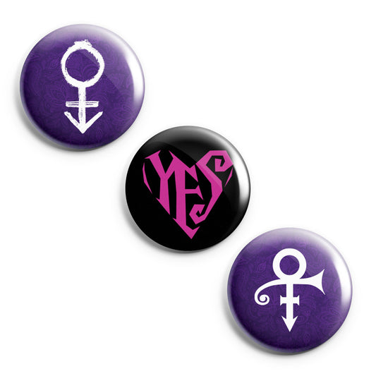 Prince Symbol Button Set