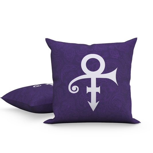 Prince Symbol Paisley Pillow