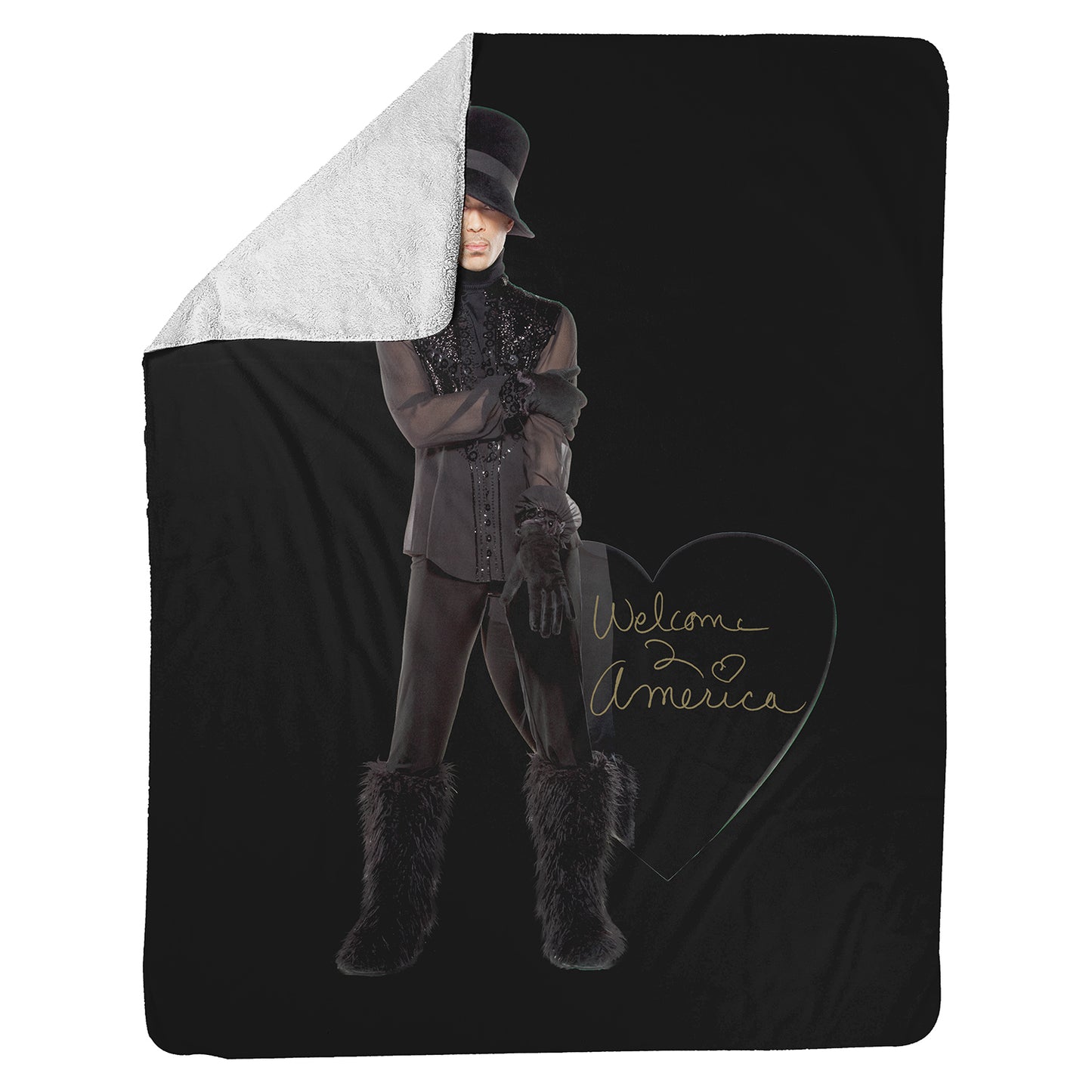 Welcome 2 America Heart Blanket