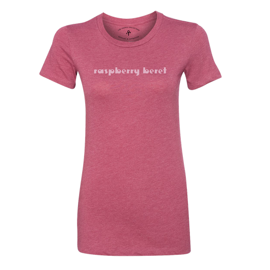 Raspberry Beret Text Woman's T-Shirt
