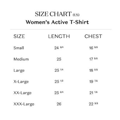 Black Women's Active Short Sleeve Tee