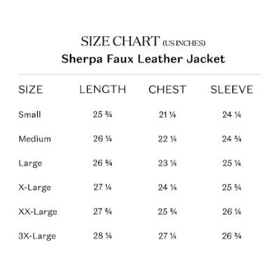 Diamonds And Pearls Love Symbol Sherpa Faux Leather Jacket (Black