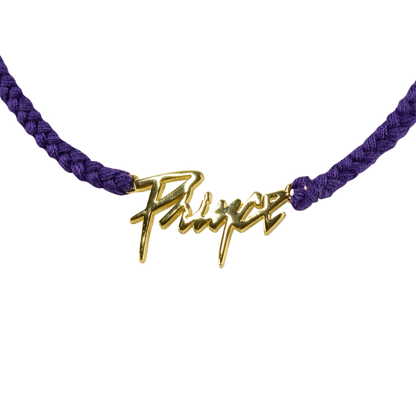 Prince Logo Braided Cord Bracelet [Gold]