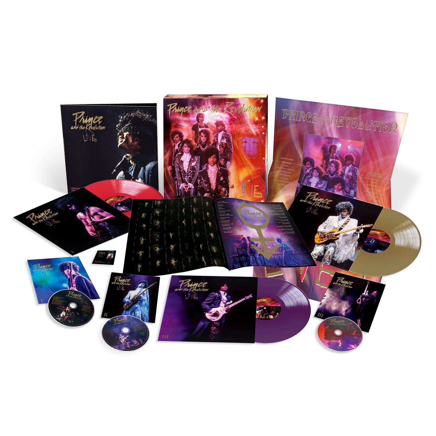 PRINCE & THE REVOLUTION 　EPレコード　ボックスセット Prince and The Revolution: Live -Collectors Edition Box Set (3LP + 2CD