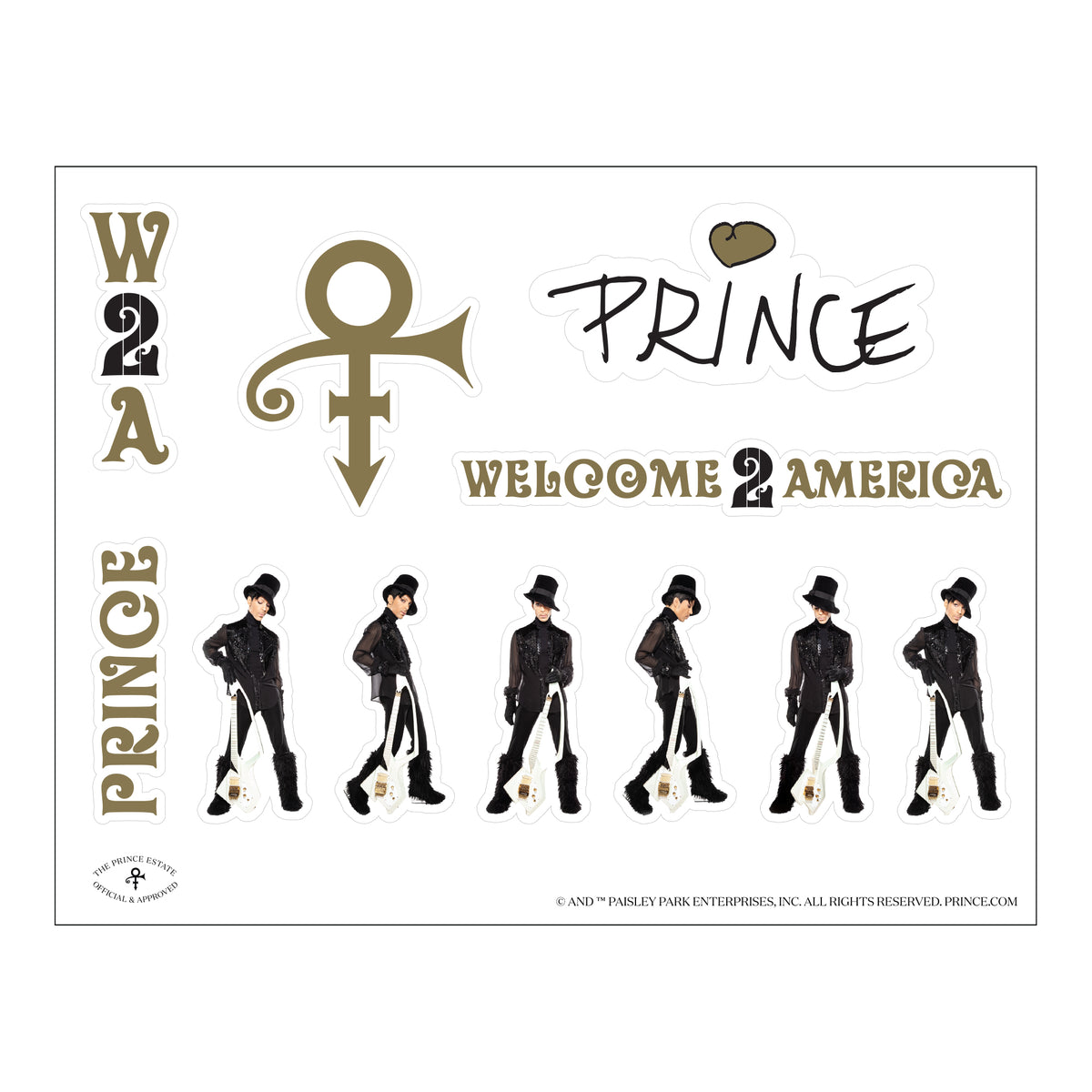 Welcome 2 America Sticker Sheet