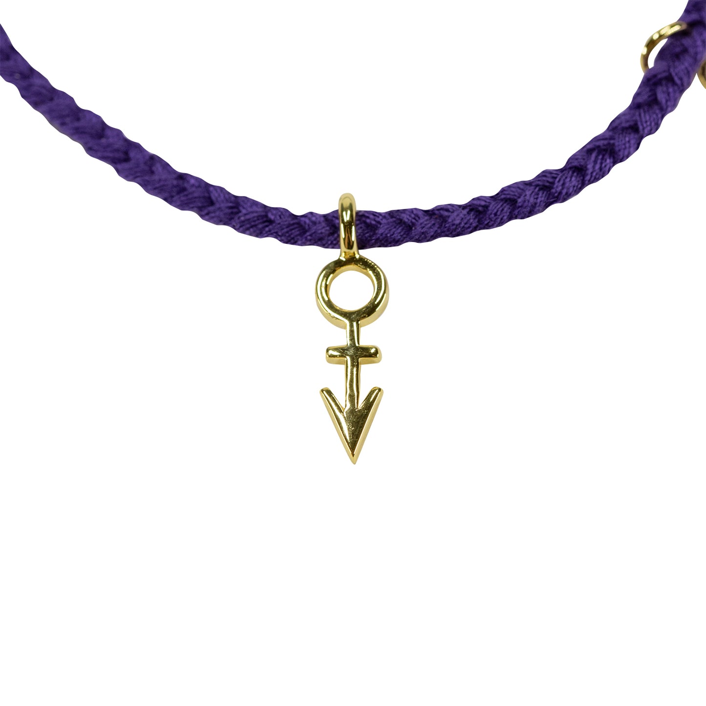 Symbol Braided Cord Bracelet [Gold]
