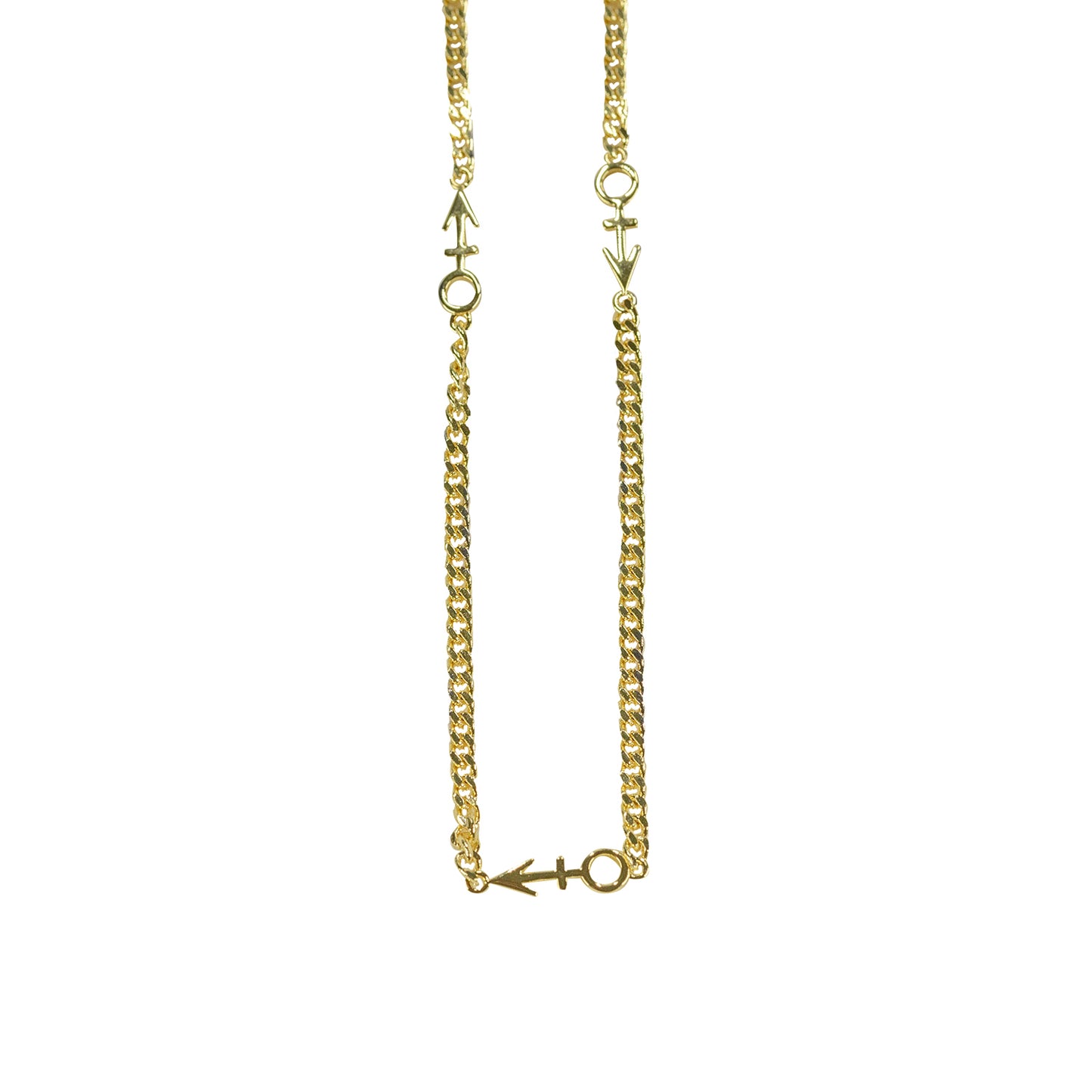 Symbol Repeat Necklace [Gold]