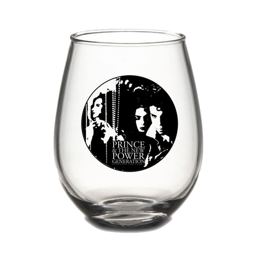 Diamonds And Pearls Cover Stemless Wine Glass