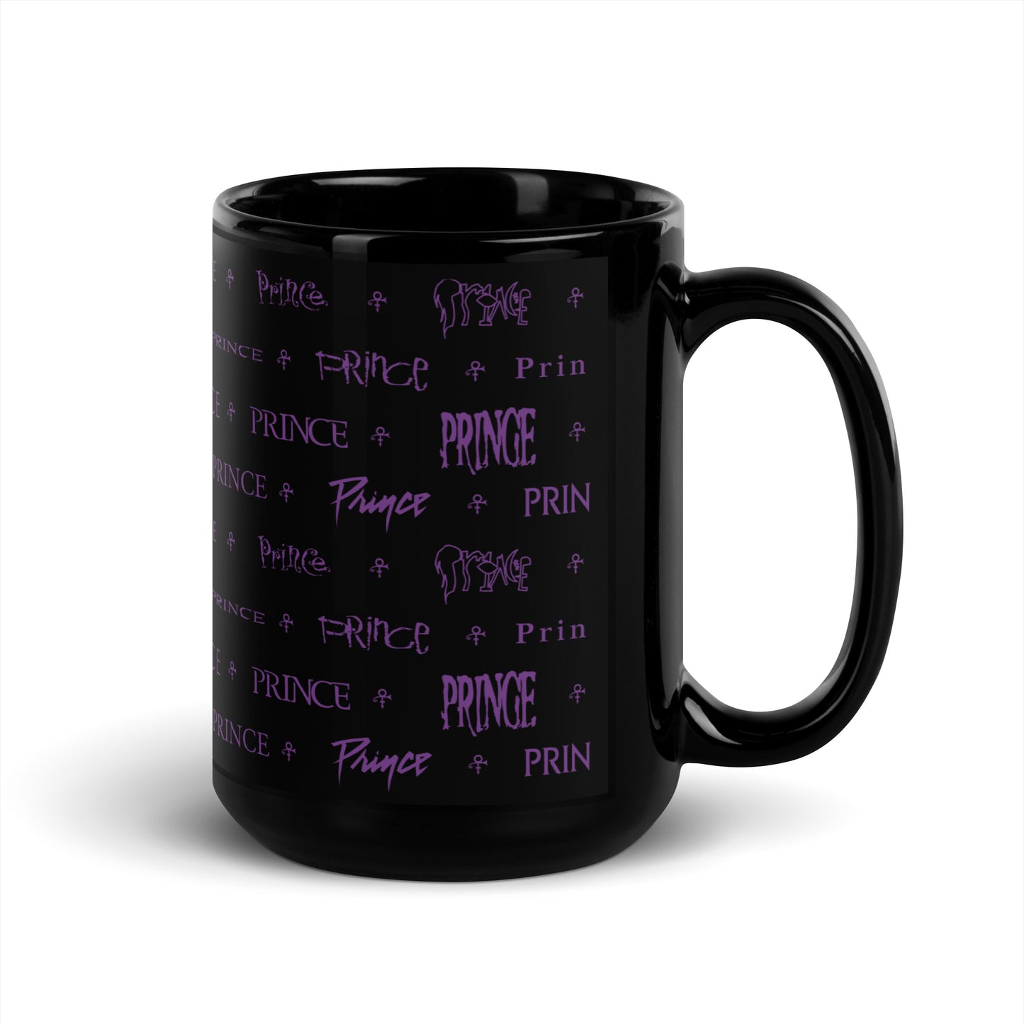 Prince Logo Pattern Mugs
