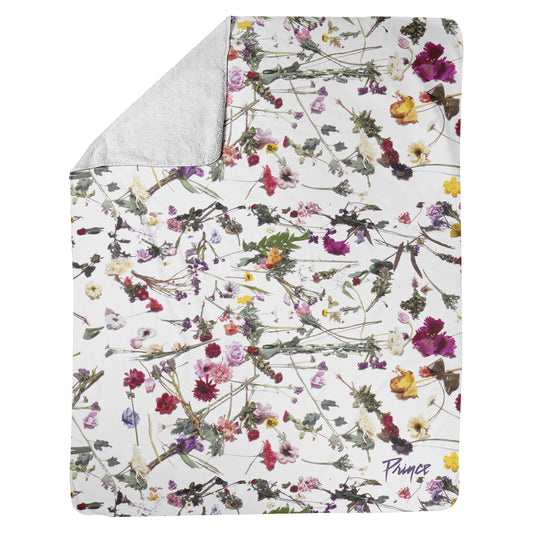 Purple Rain Floral Blanket