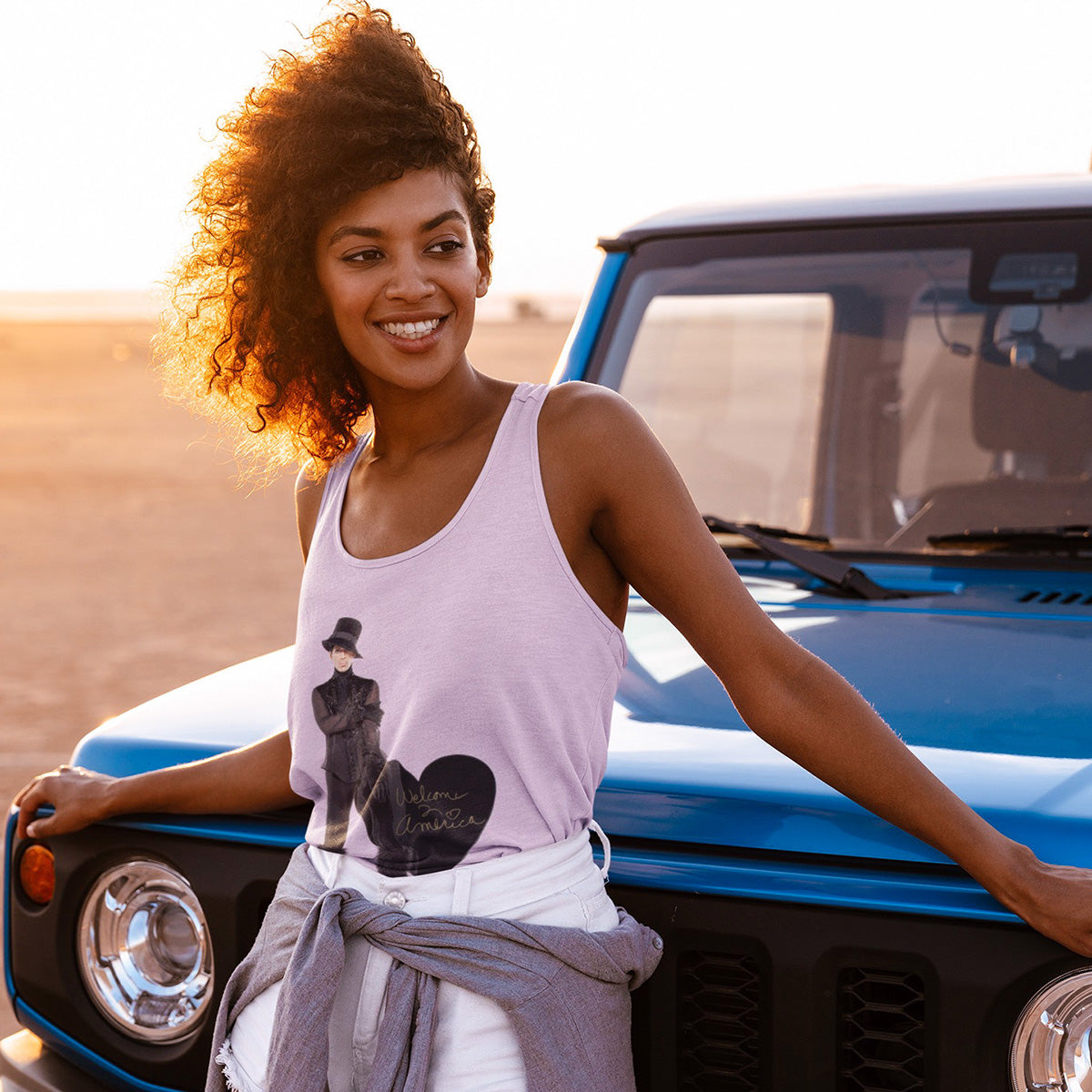 Welcome 2 America Heart Women's Tank