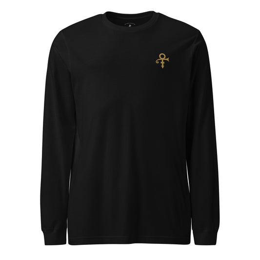 Prince Symbol Embroidered Long Sleeve T-Shirts
